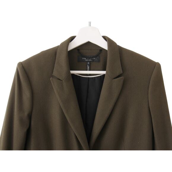 Rag & Bone Duke Blazer Wool 1-Button Jacket Olive Tailored Academia - Picture 4 of 7